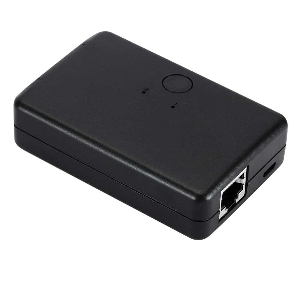 Медиа-конвертер 2 RJ45 1 SC 10/100 МГц Быстрый Ethernet-коммутатор конвертер 20 км Ethernet мини
