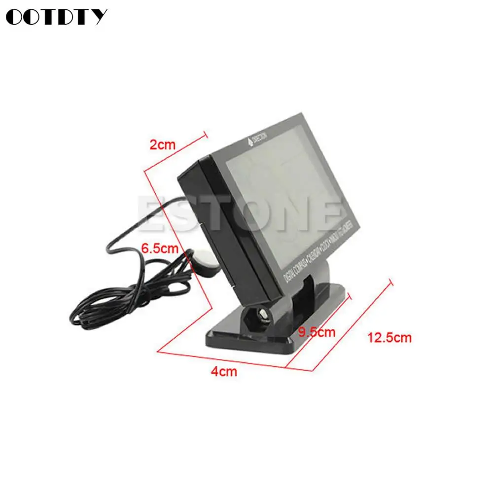 

Digital Car Compass With Calendar Function Clock In/Out Thermometer GBP Luminous