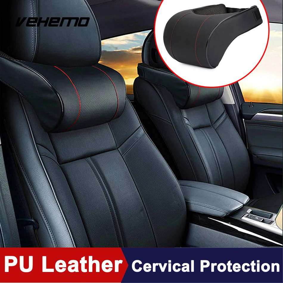 Подголовник для автомобиля из искусственной кожи подушка головы подголовник