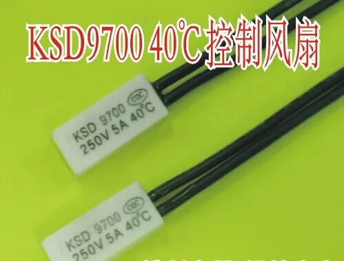 

KSD9700 5A250V 40 градусов C N.C. нормально закрытый термостат термопротектор