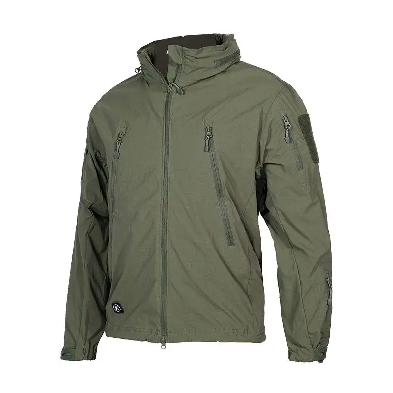 en Ucuz Açık Taktik Ceket Erkekler Ordu Ceket Tüm Sezon Siyah Yeşil Haki Tek Renk Gömlek Kamp Yürüyüş Balıkçılık Seyahat Ordu