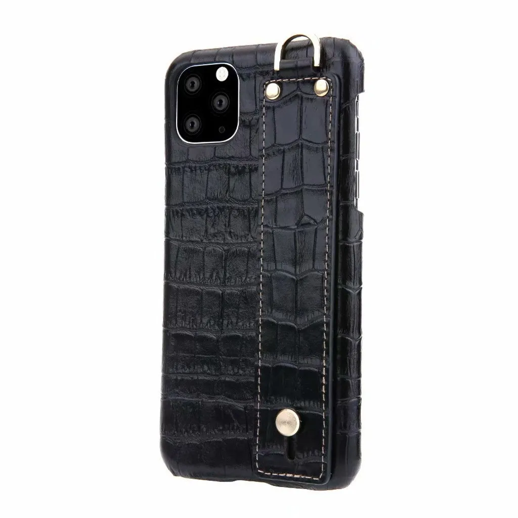 Чехол из искусственной кожи с крокодиловой текстурой для 11 Pro Max 6 5 дюймов