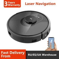 ABIR X8 Robot Vacuum Cleaner,Laser Navigation, Wifi APP Multiple Floors Maps,Restricted Area Setting,Draw Cleaning Area for Home