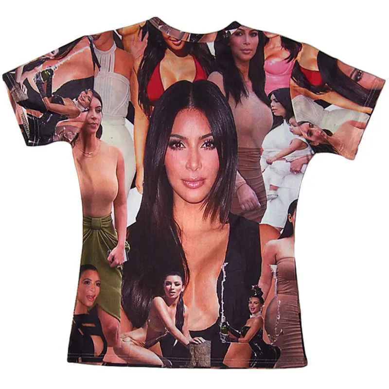 Летняя Повседневная футболка с 3d рисунком суперзвезды Пари пилтон/Бритни