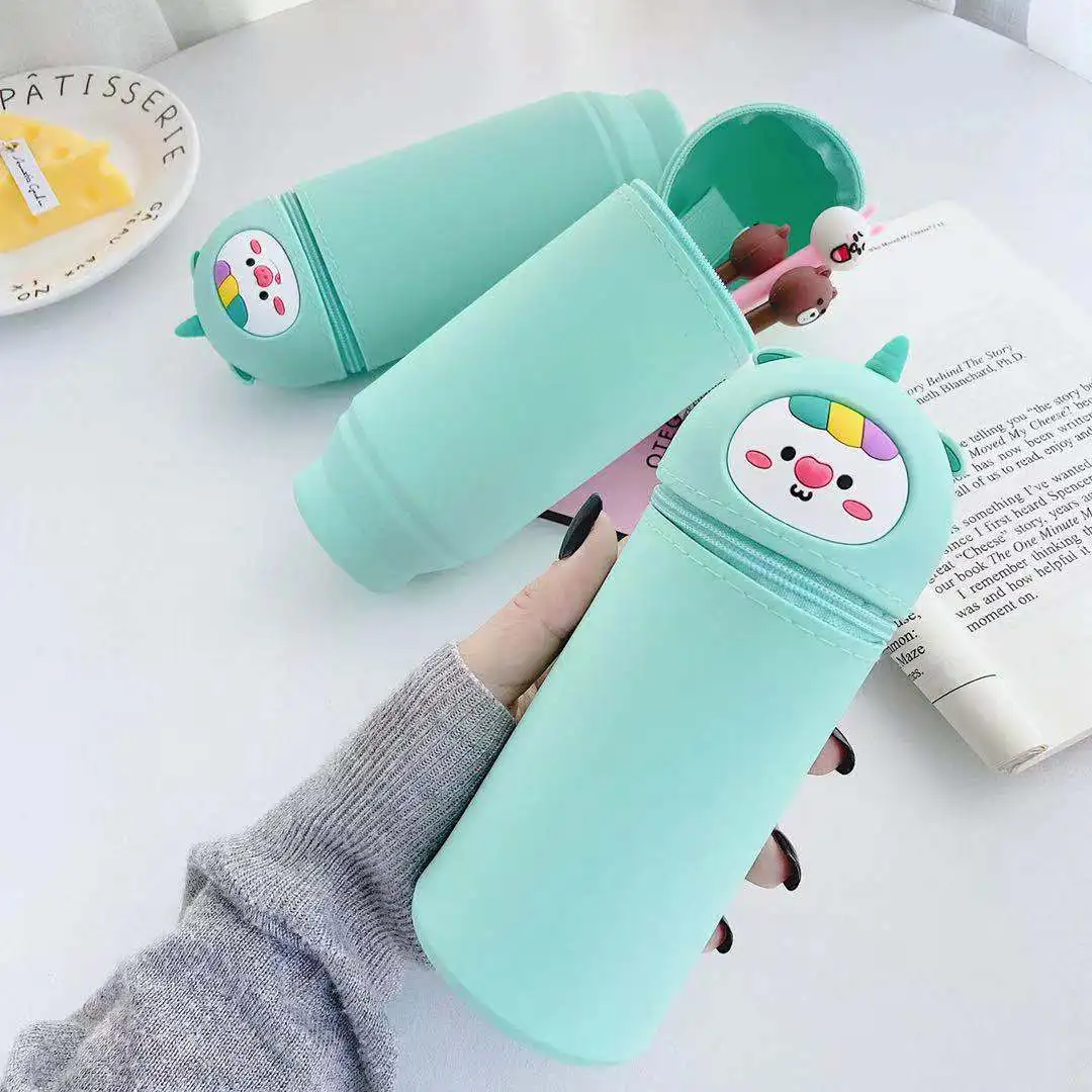 Милый единорог мультфильм Карандаш сумка кролик утенок карандаш держатель