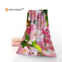begonia flower towels microfiber bath towels travelbeachface towel custom creative towel size 35x75cm and 70x140cm a8 8