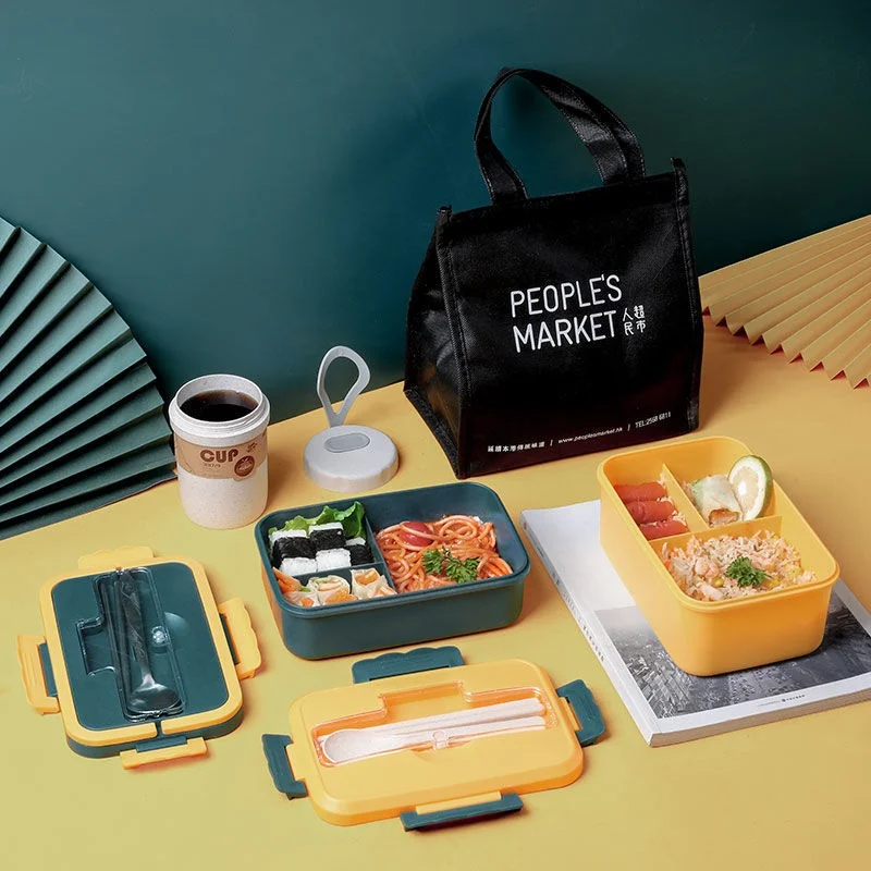 

Ланч-бокс, 1500 мл, 2 ячейки, для использования в микроволновой печи