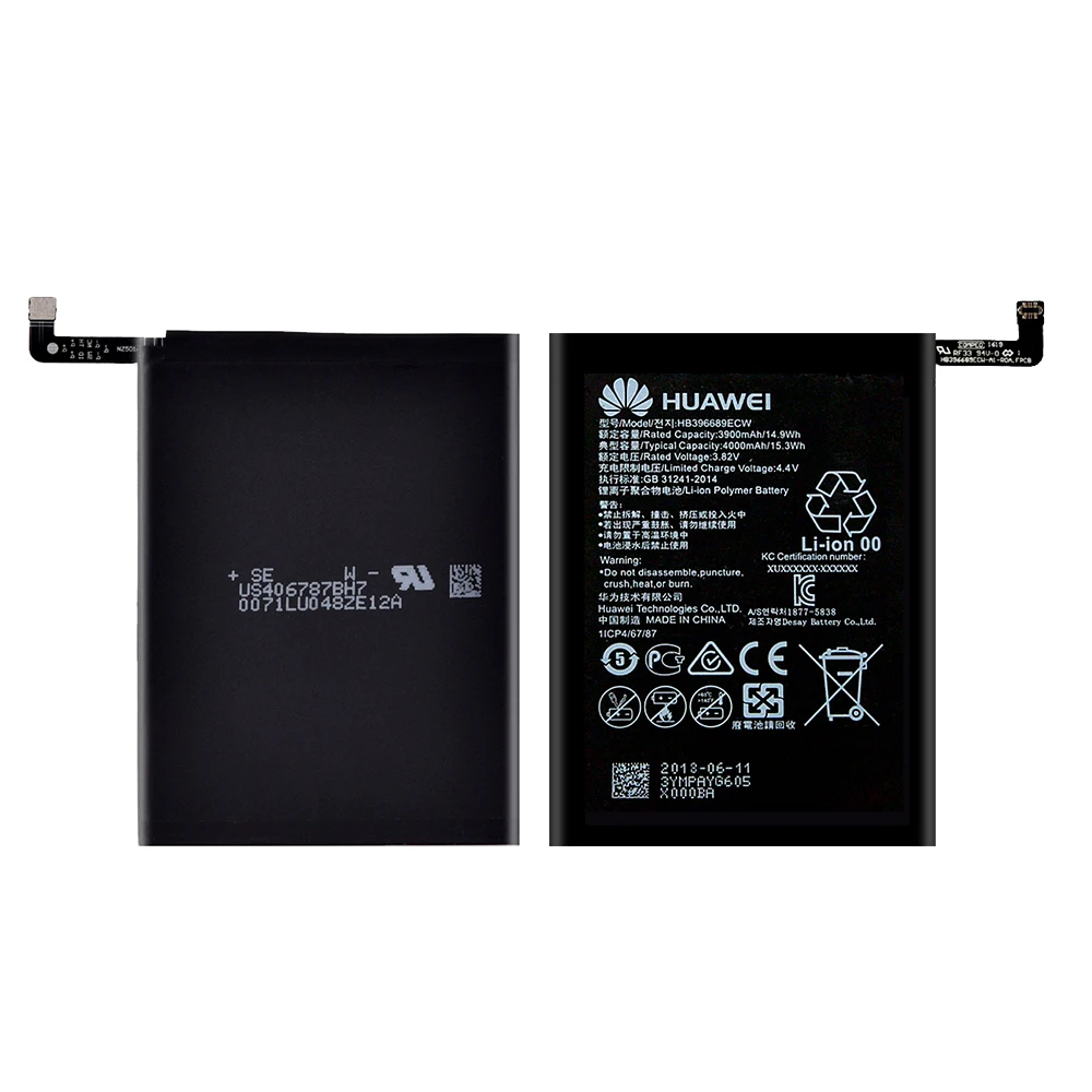 100% Оригинальный Батарея HB396689ECW для Huawei mate 9 Коврики Pro Honor 8C Y9 2018 MHA L29 L09 AL00 3900/4000 мАч +