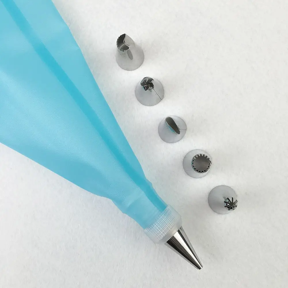 8 шт./компл. силиконовая насадка для айсинга Крем кондитерский мешок + 6