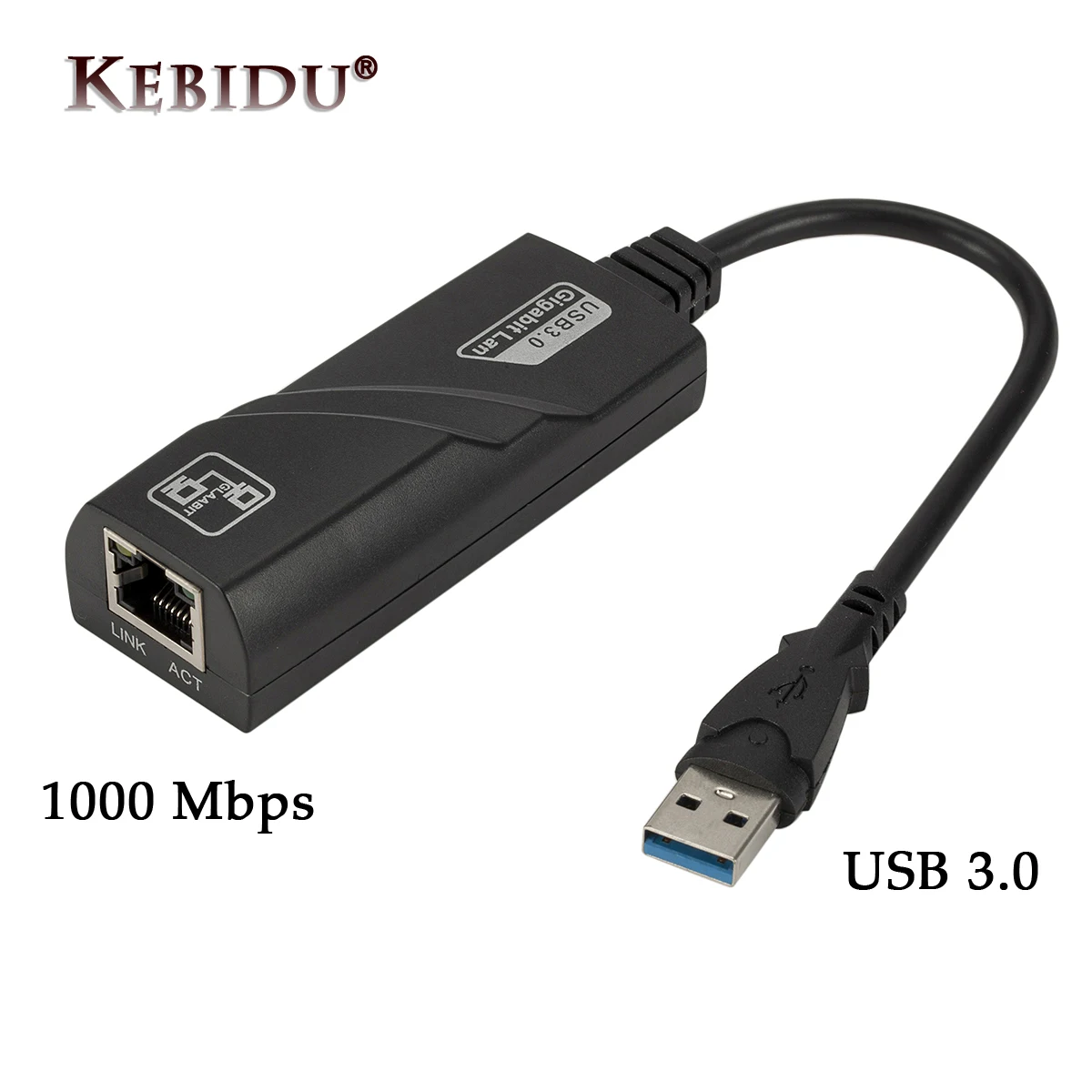 

Сетевой адаптер с USB 100/1000 на Gigabit Ethernet RJ45, 10/3.0 Мбит/с