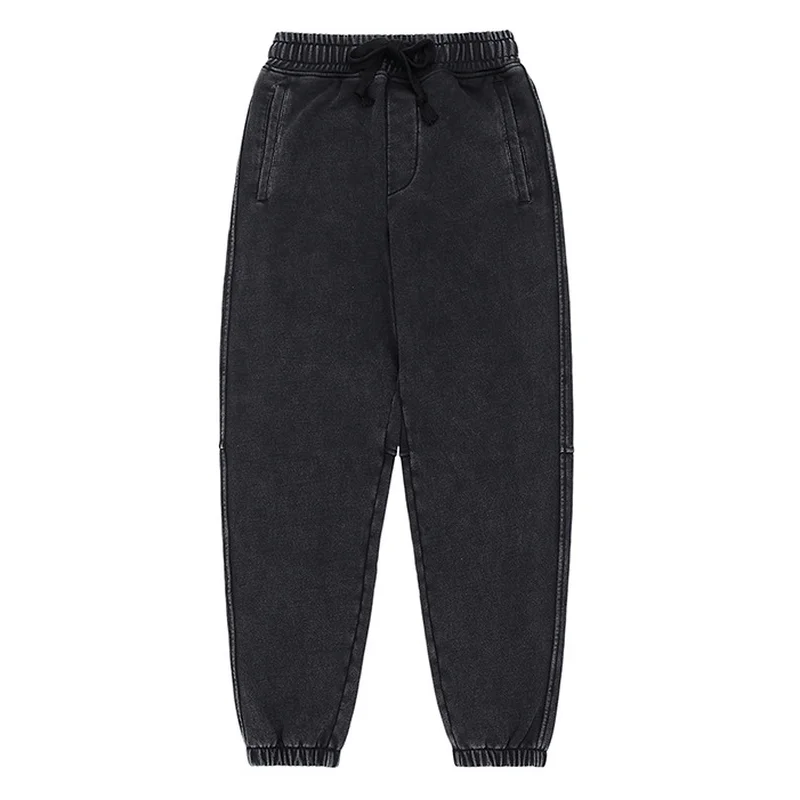 Winter Men Black Pants Baggy Man Trousers Men's Sweatshirt Pants Male Streetwear Pencil Gothic Sweatpants Hip Hop Male Clothes