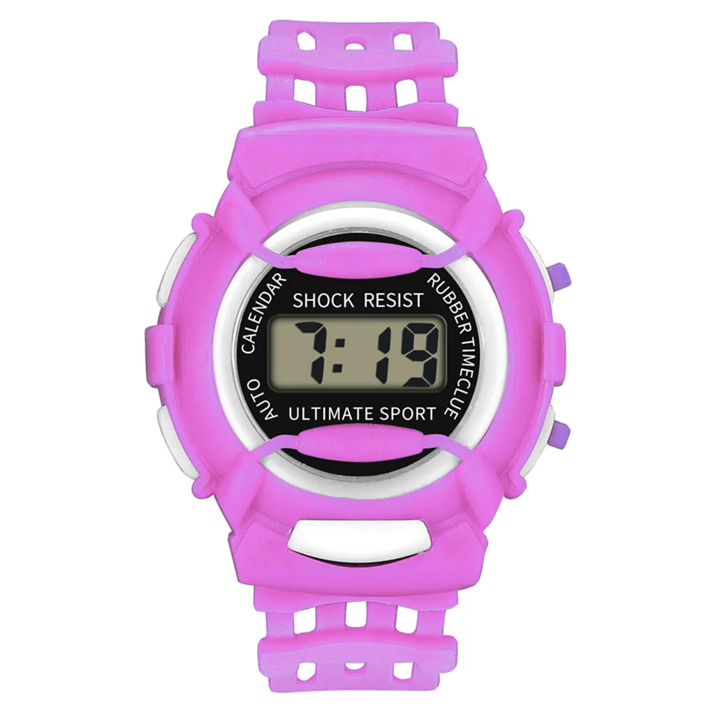 

Kids Casual Electronic Watch Children Silicone Sports Watches Lightweight and Durable BMF88