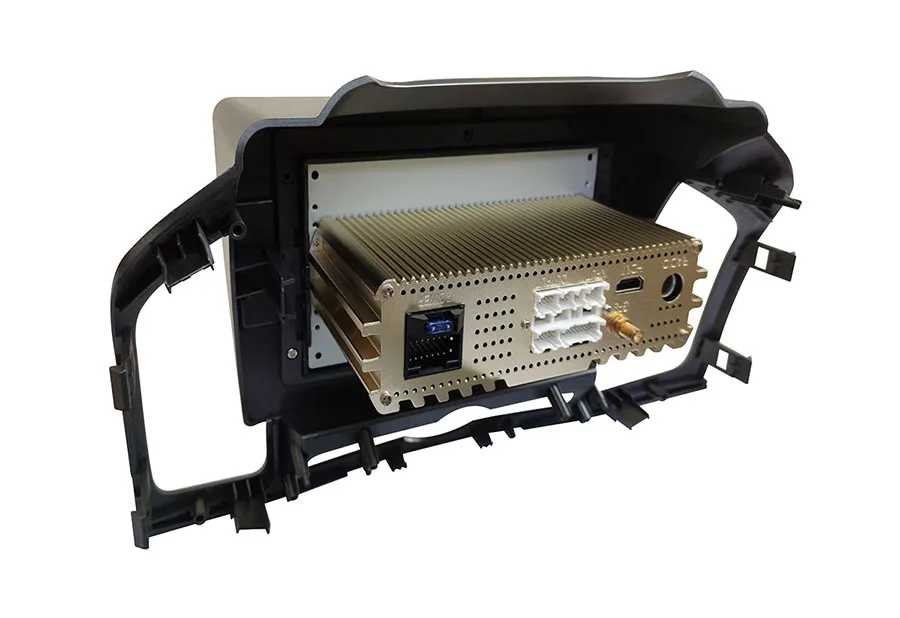 Автомобильный мультимедийный плеер allway 10 1 дюйма IPS экран Android 9 0 PX6/шесть ядер ОЗУ 4