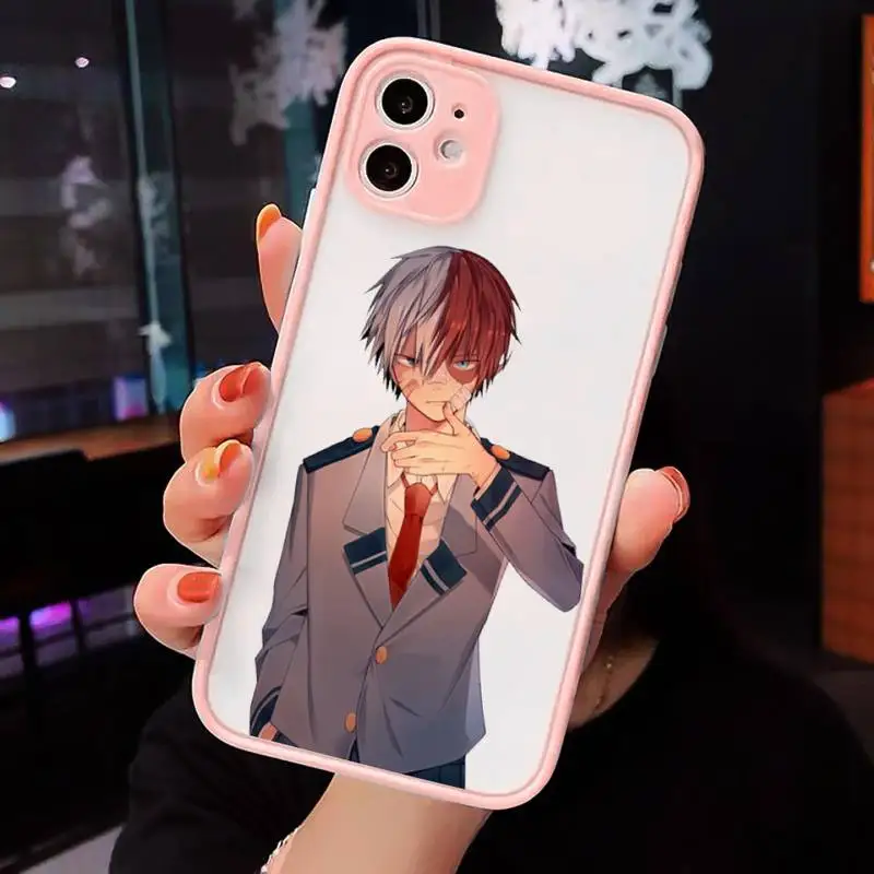 

Kurokos Basket Kyojuro Rengoku My Hero Academia Phone Case matte transparent For iphone 7 8 11 12 plus mini x xs xr pro max