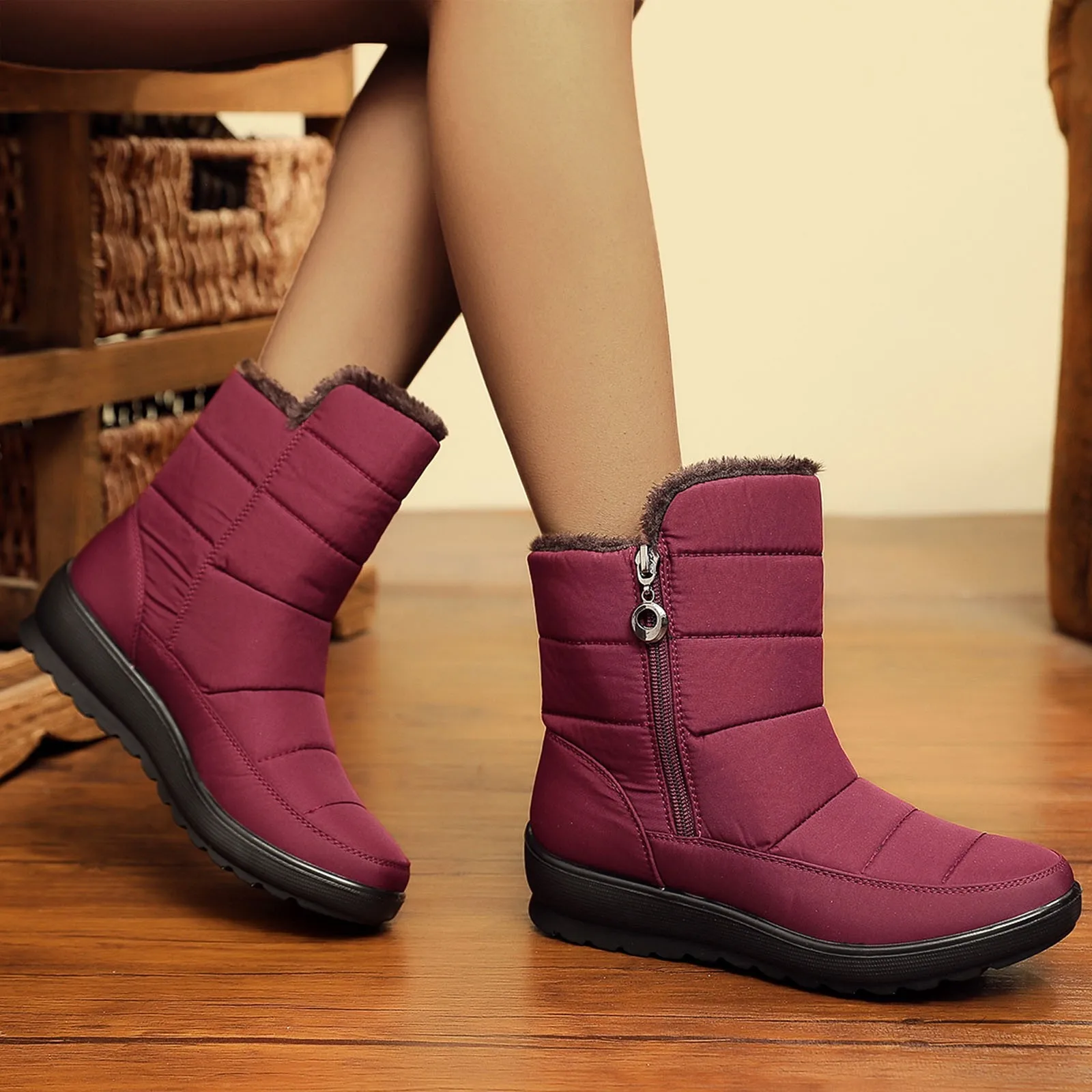 Черные ботинки женская зимняя обувь женские 2021 Классические Стильные ботильоны