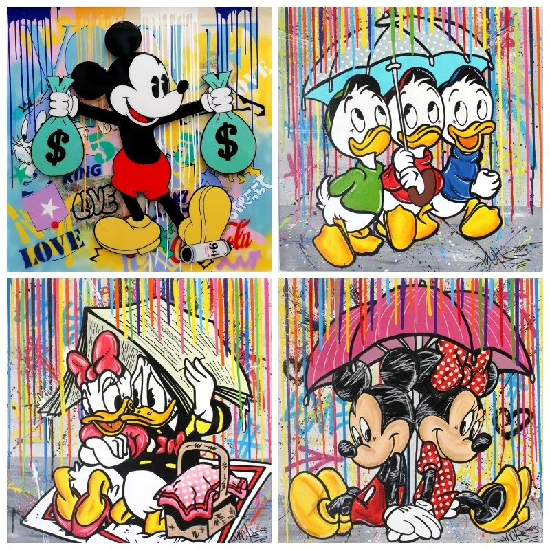 

Алмазная живопись «сделай сам» 5d, Дисней Микки, Дональд Дак, наборы для вышивки крестиком, алмазная вышивка, мозаика, домашний декор