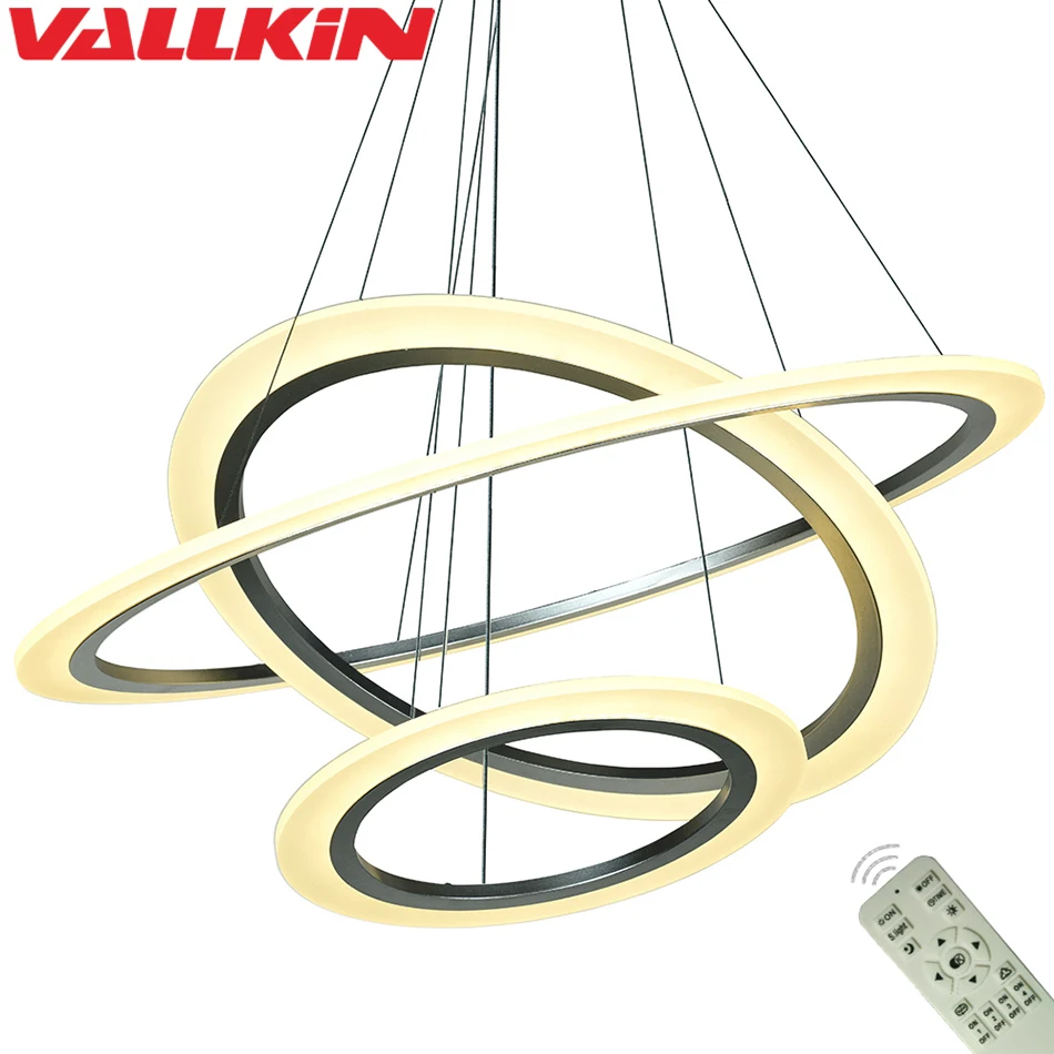 Современный светодиодный подвесной светильник с регулируемой яркостью