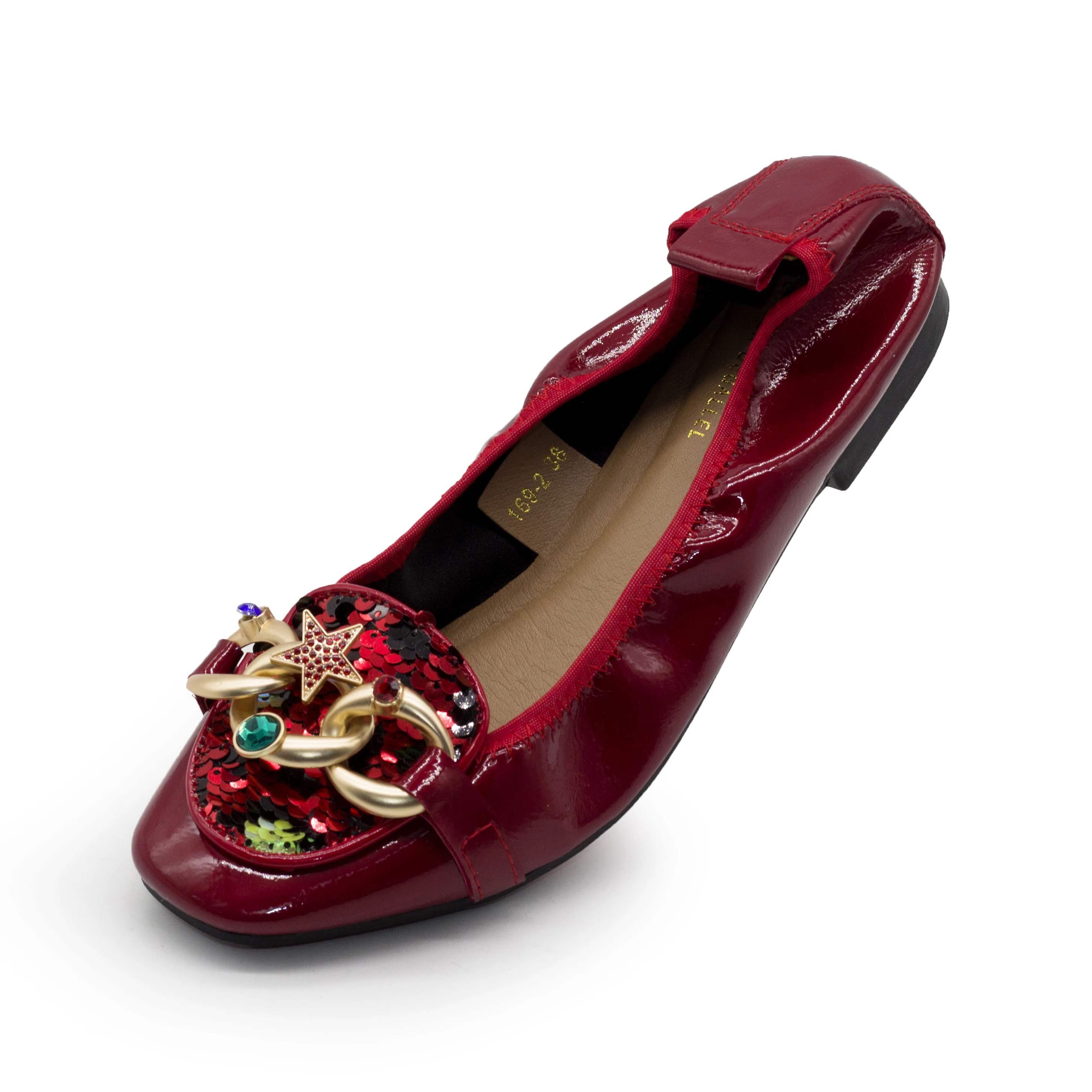 Women's Comfy Flats PU Leather Ballet Shoes Comfortable Female Footwear Women Flexible Flats for Office Dressy Comfort Shoes