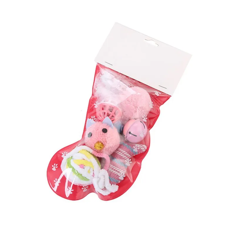 Плюшевые игрушки для кошек с колокольчиками и перьями интерактивные вращающиеся