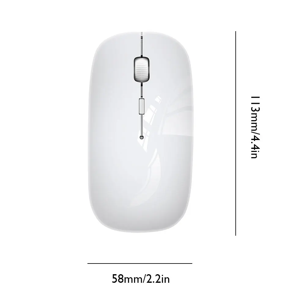 

Wireless Computer Mouse 1600 DPI USB Optical 2.4G Receiver Super Slim Ergonomic Design Mouse For PC Laptop Notebook