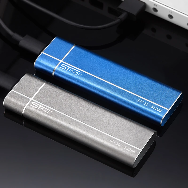 Stmagic Spt30 USB 3,1 Портативный твердотельный накопитель 128 ГБ 256 512 1 ТБ 2 ТБ внешний твердотельный накопитель 480-1900 МБ/с. для ноутбука игра
