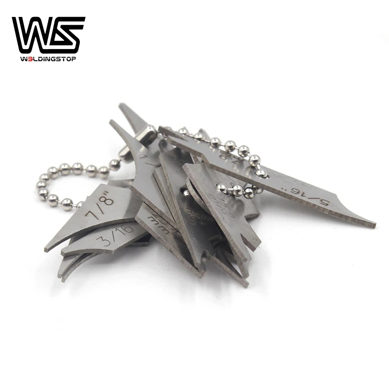 Мини манометр для контроля сварных ключей радиуса сварки набор из 10 цепочек|gauge