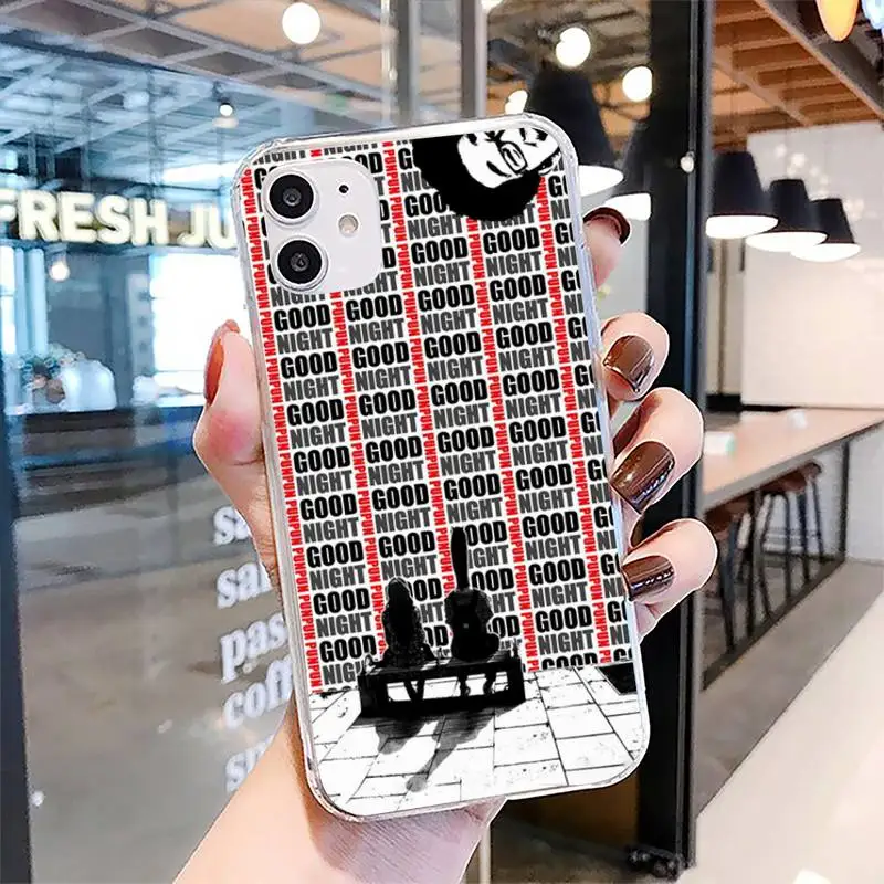 

Goodnight Punpun Phone Case for iphone 6s 7 8plus xr xs max 11 12 pro max mini clear cover