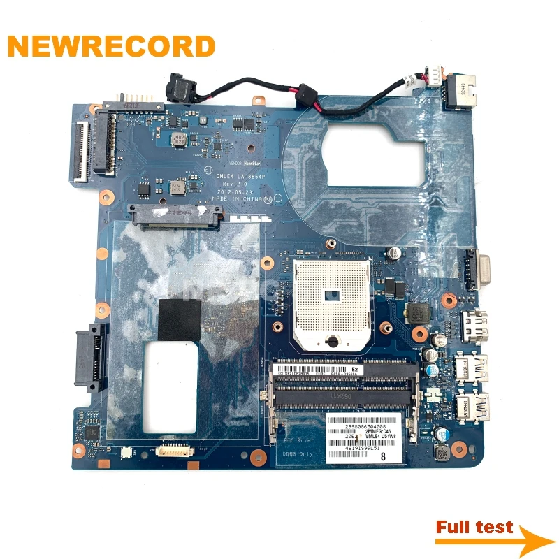 NEWRECORD QMLE4 LA 8864P BA59 03399A 03565A основная плата для Samsung NP365 NP365E5C NP355V5C Материнская