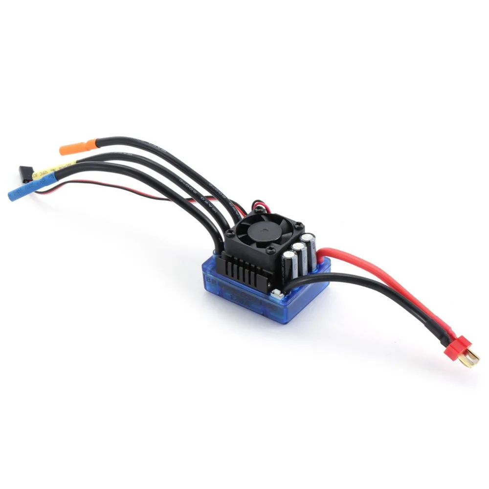 Rc 4076 2000KV 4 полюса Бессенсорный бесщеточный двигатель 120A ESC с светодиодная карта
