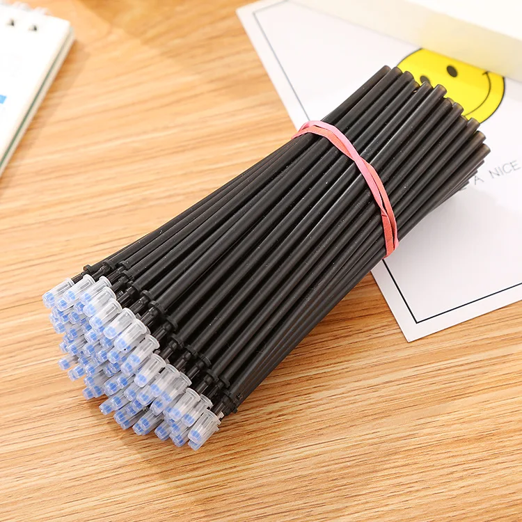 

20Pcs/lot Blue Black red Ink Gel Pen Erasable Refill Rod Magic Erasable Pen Refill 0.5mm School Stationery Writing Tool Gift
