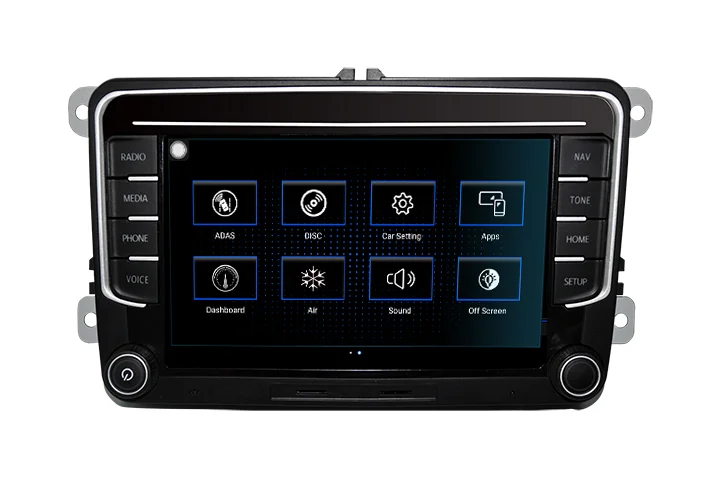 Автомобильный dvd плеер NaweiGe 7 дюймов Android 8 ядер 1 2 + 32 ГБ универсальная