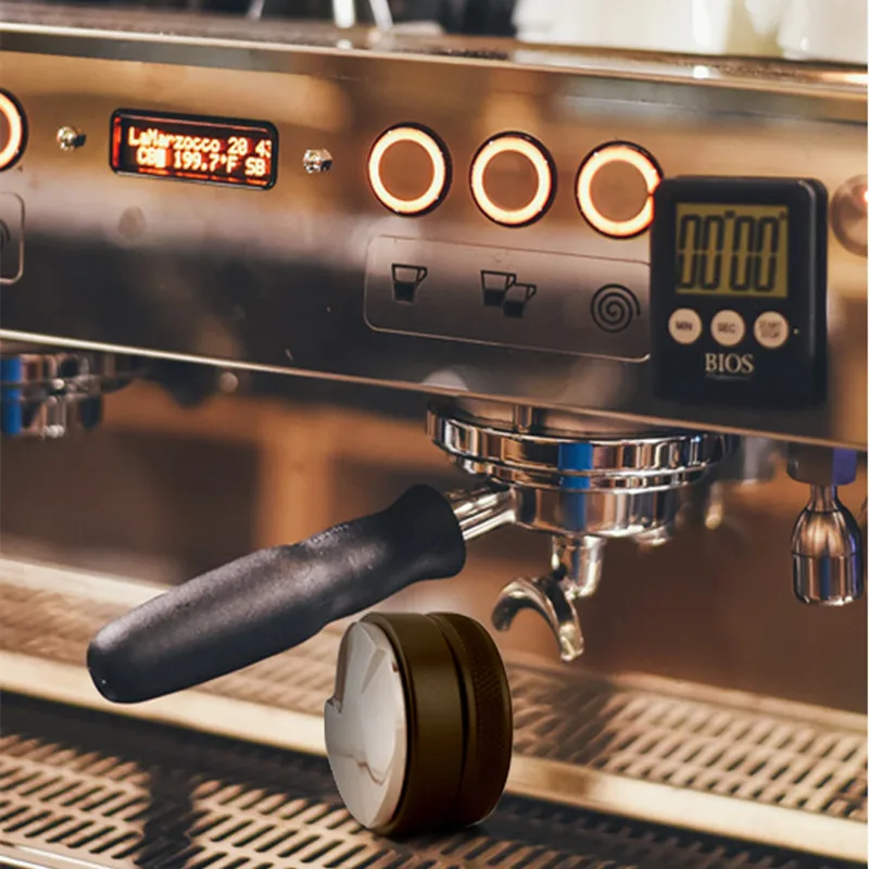 

Stainless steel coffee powder press, cloth powder, one-time molding, height-adjustable coffee accessories tool