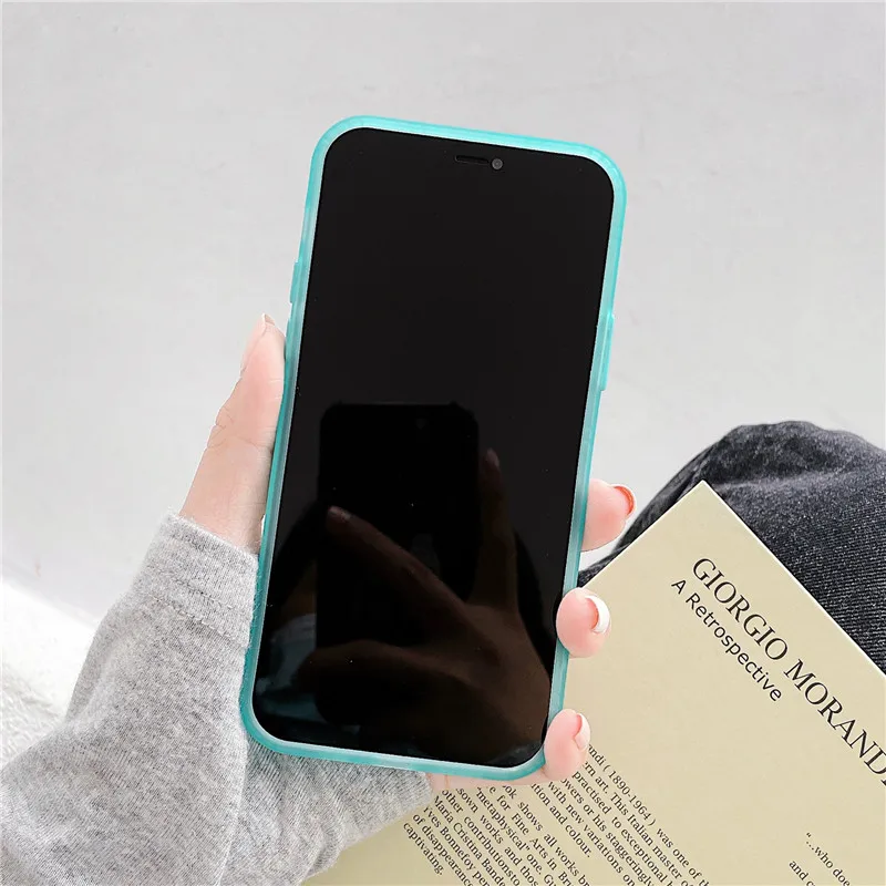 

Clear Cover Love Heart Camera Hole Anti-fall Phone Case For iPhone 7 8 Plus SE 2 2020 X XS XR MAX 11 12 Mini Pro MAX Soft Capa