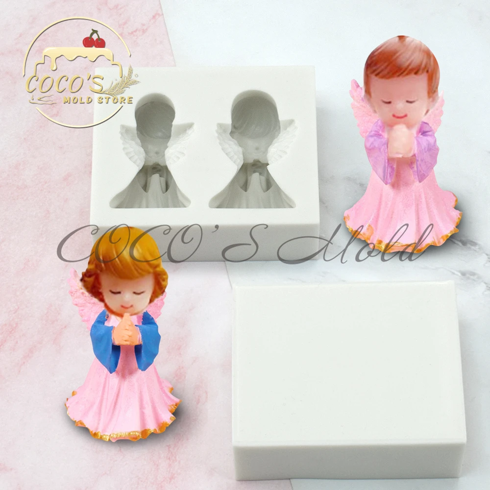 

New Arrival Angel Fondant Silicone Cake Mold Cake Decorating Tools Kitchen Accessories Pastry Cake Design Kitchen Bakeware