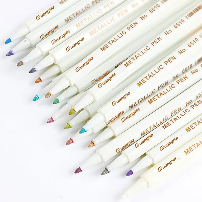 

10/12/15/20 Colors Premium Acrylic Pens Marker Pens Paint Pen Write on Stones Glass For School Office