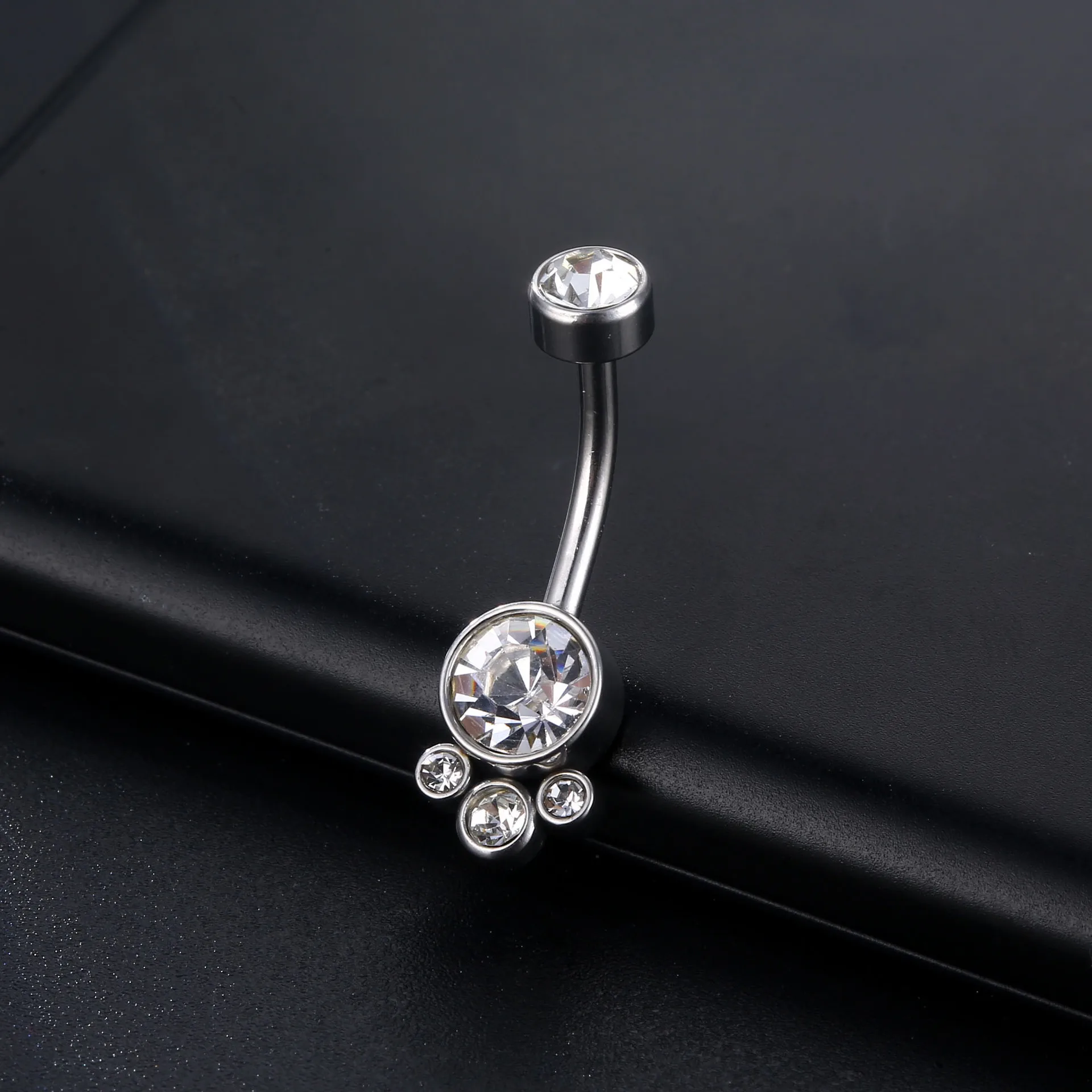 

1PC Surgical Steel Belly Button Bar Bars Navel Piercing Ring Belly Ring Belly Bar Pircing Ombligo Body Jewelry