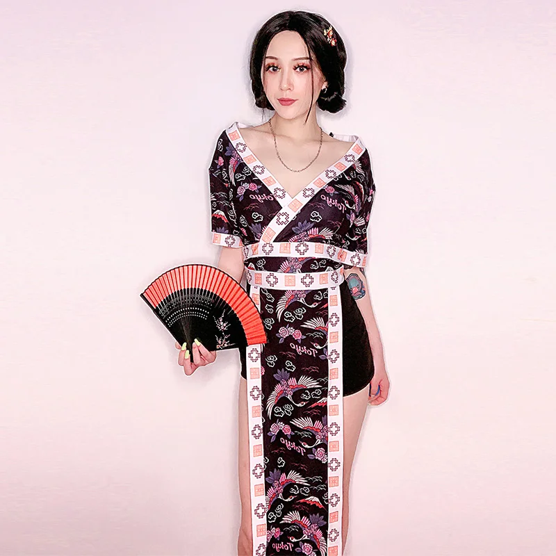 Джазовый танцевальный костюм топы для женщин 2 шт клетчатая рубашка + обёрточная