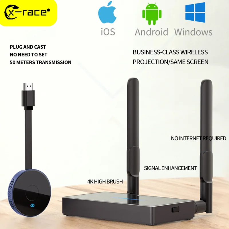 

X-Race LED Projector Android IOS 4K Big Screen Proyector 3D Home Theater Smart Video Beamer