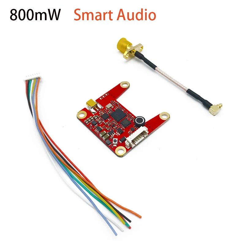 E709TM3 Pro 5 8G передатчик 25 МВт/200 мВт/500 МВт 800 PitMode OSD Регулируемый с микрофоном MMCX