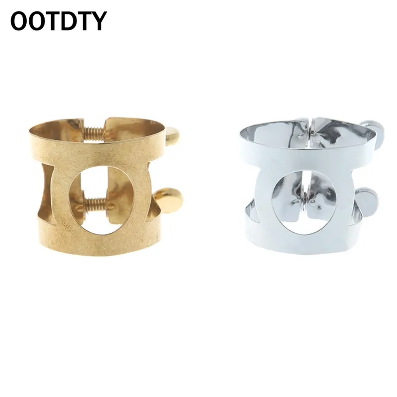 OOTDTY профессиональный саксофон альт Лигатура мундштука металлическая застежка с