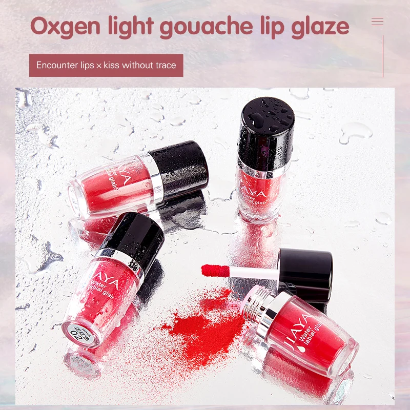Oxgen light gouache lip gloss Same multicolor box nourish lips lithe  texture Rich color not greasy not dry