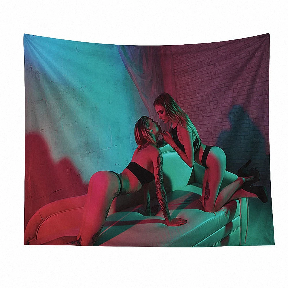 

Фотообои с изображением плохой девушки, сексуальный красивый настенный гобелен, Настенная ткань, ткань для окна, гобелены, Настенный Ковер, ...