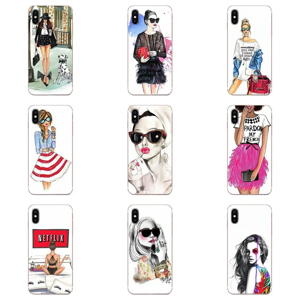 Модные тонкие мама и дочь подружки для Galaxy Grand A3 A5 A7 A8 A9 A9S On5 On7 Plus Pro Star 2015 2016 2017 2018 |