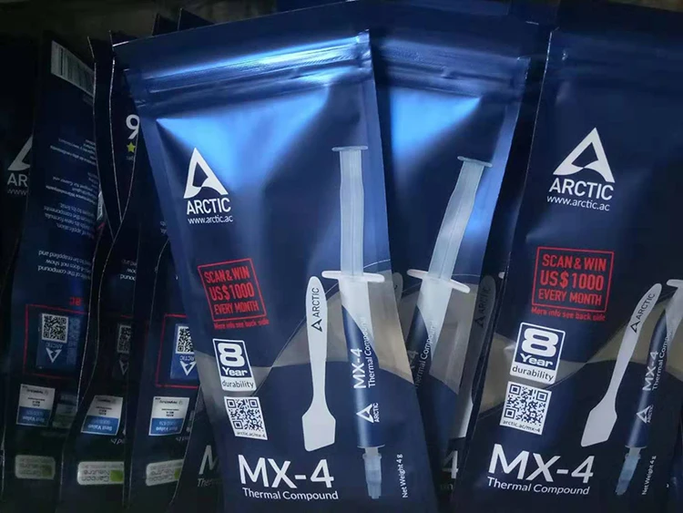 ARCTIC fresh MX-4 2g 4g 8g процессор, cpu GPU кулер термопаста 8,5 w/(mk) проводящая штукатурка для радиатора, продавец рекомендует