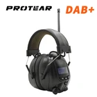 Protear NRR 25dB защита для ушей, Bluetooth DAB +FM радио наушники, Электронная защита ушей, Bluetooth наушники, защита ушей