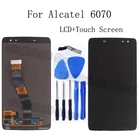 5,55 дюйма для Alcatel vodafone idol 4S OT6070 6070k 6070y 6070 ЖК-дисплей сенсорный экран дигитайзер полная сборка OT 6070 ремонтный комплект
