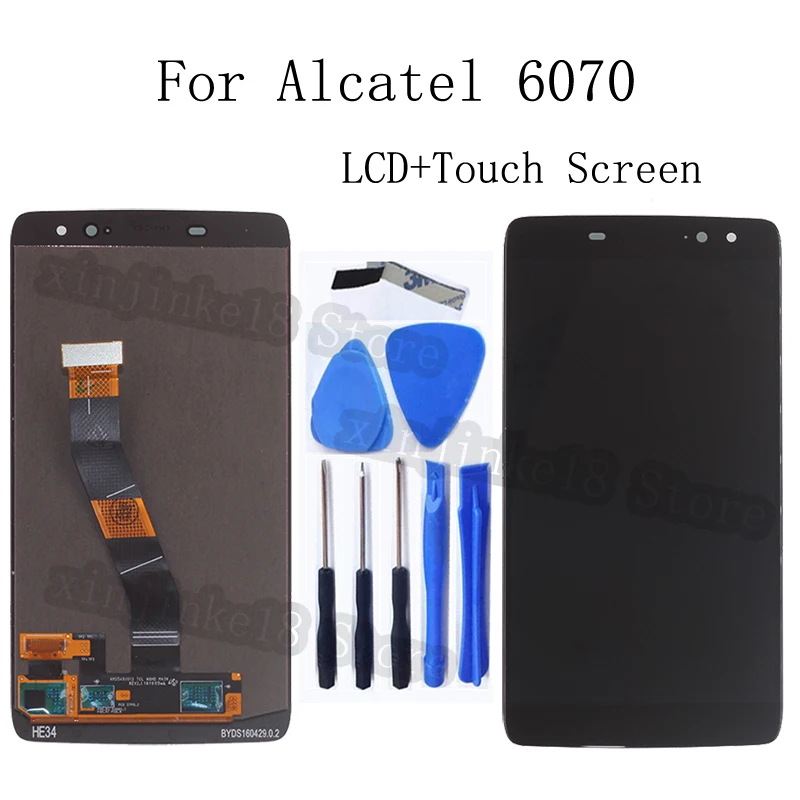 Сменный сенсорный ЖК экран для Alcatel vodafone idol 5 55 OT6070 6070k 6070y 6070 6070|Экраны мобильных