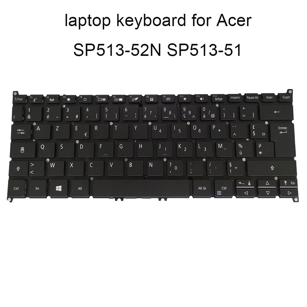 Teclado para Acer Substituição Teclados Backlight 5 51 Sf114-32 fr Francês Sv3p A81bwl Preto Portátil kb Melhor Sp513 52n