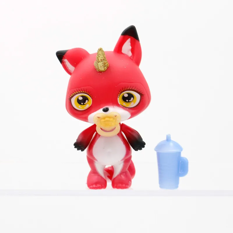 Fox 6 видов стилей Poopsie Slime Единорог слюна слизи куклы игрушки хобби снятие стресса игрушки сжимаются для детей мягкие - Цвет: Fox