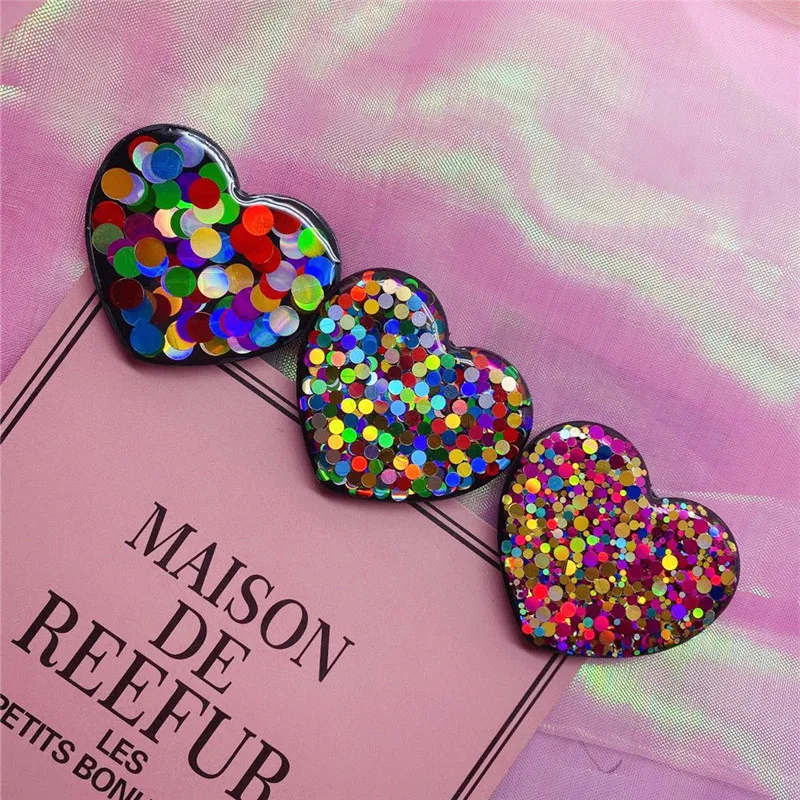 retractable balloon support love cell phone stand glitter and glitter magnetic phone ring cute purse cellphone holder accessorie free global shipping